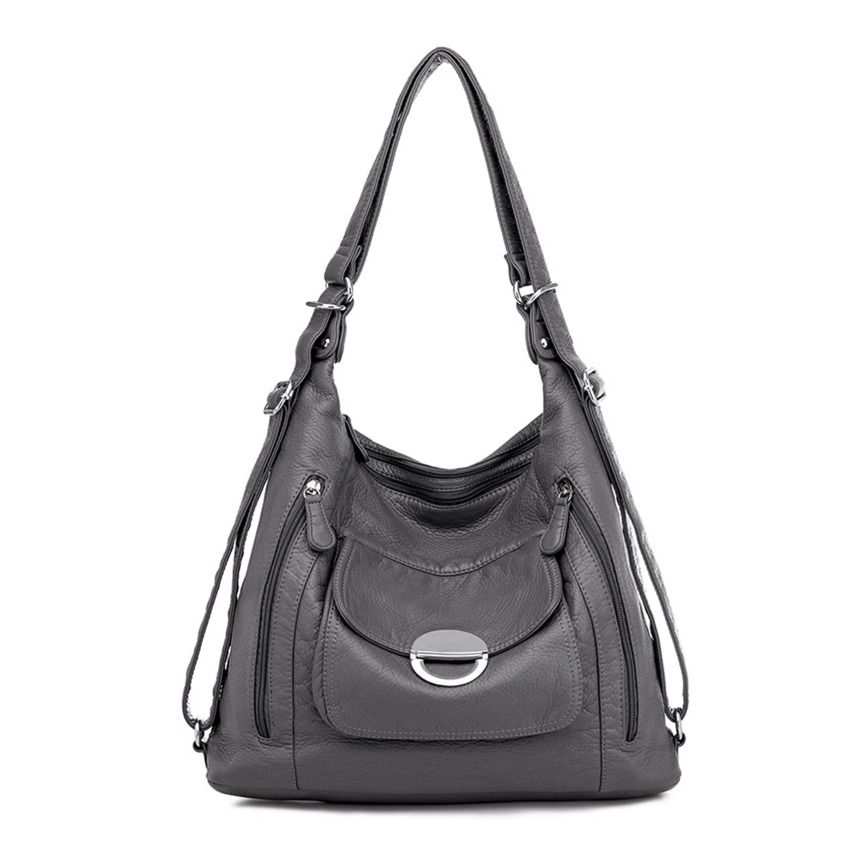 Borsa Tracolla Zaino Donna NOTAG: Nylon Impermeabile, 35x32x10 Cm, Leggera E Multi-tasche