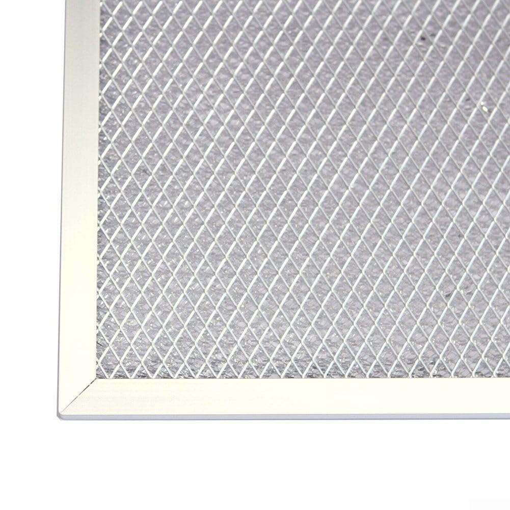 Metalowy filtr przeciwtłuszczowy do okapu kuchenne 2 szt. Filtr aluminiowy do okapów kuchennych serii ACC187, zastępuje WRJ603UW WRJ600UW WRJ600US WRJ600UK RFD602W RFD602S WRJ611US, 315 x 276 mm