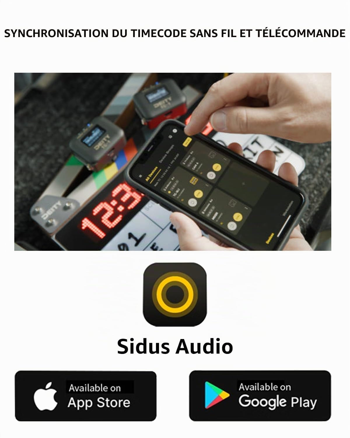 Deity PR-2 Enregistreur Audio de Poche avec Micro Lavalier, Enregistrement 32 Bits Float, Contrôle Sidus Audio App. Idéal pour Interviews, Podcasts, Enregistrements de Terrain, et Production Vidéo