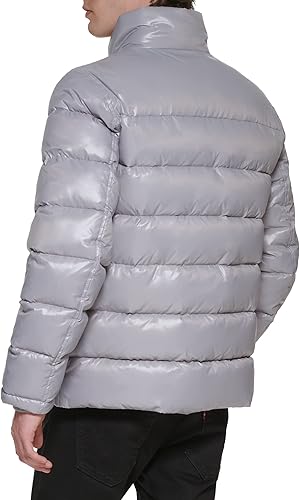 Miniatura 4 de GUESS Acolchado con cremallera de gran tamaño con logotipo de peso medio