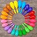Resinta 24 Pieces Neon Maracas Shakers 12 Colors Mini Noisemaker Bulk Colorful Noise Maker with Drawstring Bag for Mexican Fiesta Party Favors Classroom Musical Instrument, 4 Inch