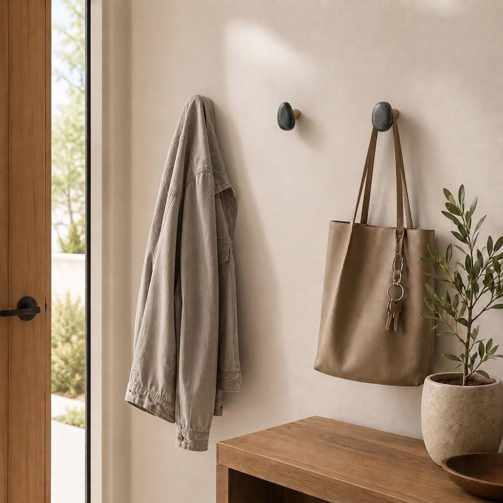 Perchero De Pared Moderno Y Único Ganchos para Pared Dark,3 Pack