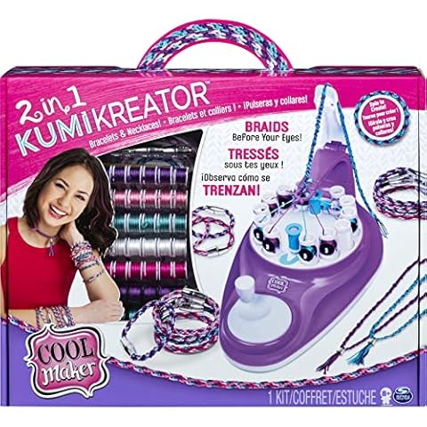 Cool MAKER, 2-in-1 KumiKreator, Necklace and Friendship Bracelet Maker Activity Kit, for Ages 8 and Up Cover