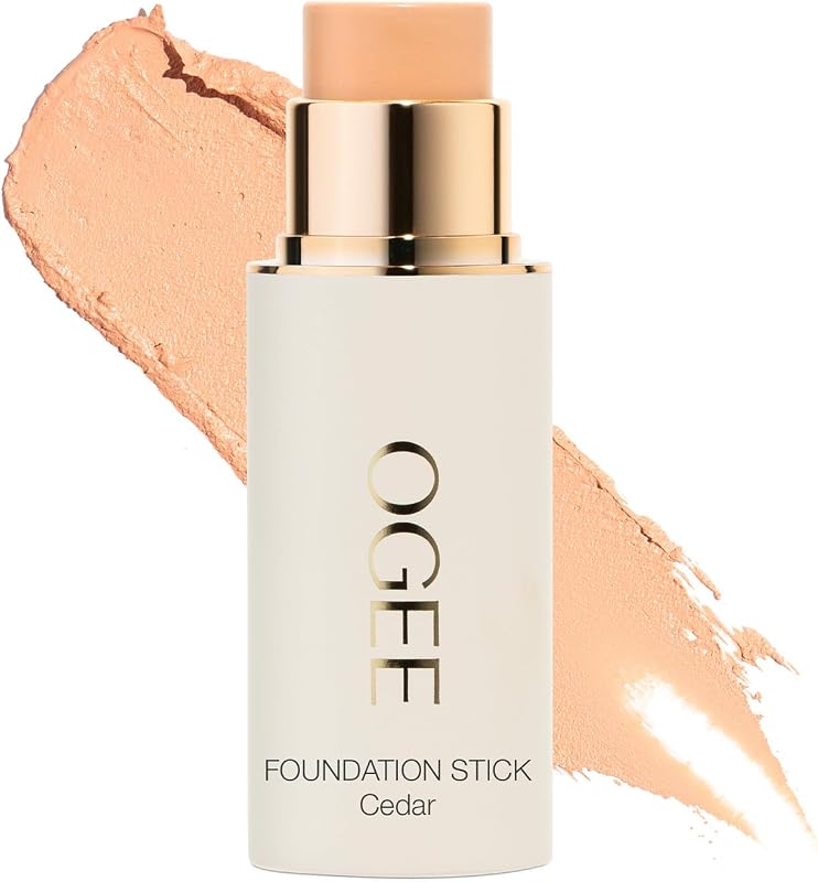 Ogee Sculpted Complexion Foundation Stick - Cedar 1.20C | Fair, Pink-Beige Undertones) Full Coverage Foundation Makeup, Instantly Balance & Even Complexion, 70% Organic Ingredients