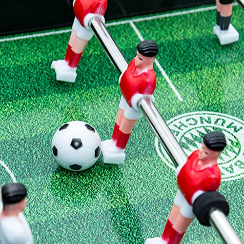 FC Bayern München Tischkicker für Kinder - Tischaufsatzkicker im Offiziellen FC Bayern München Design für Groß und Klein I Spielfeldmaße: 40,5 x 29,5 cm – Bild 6