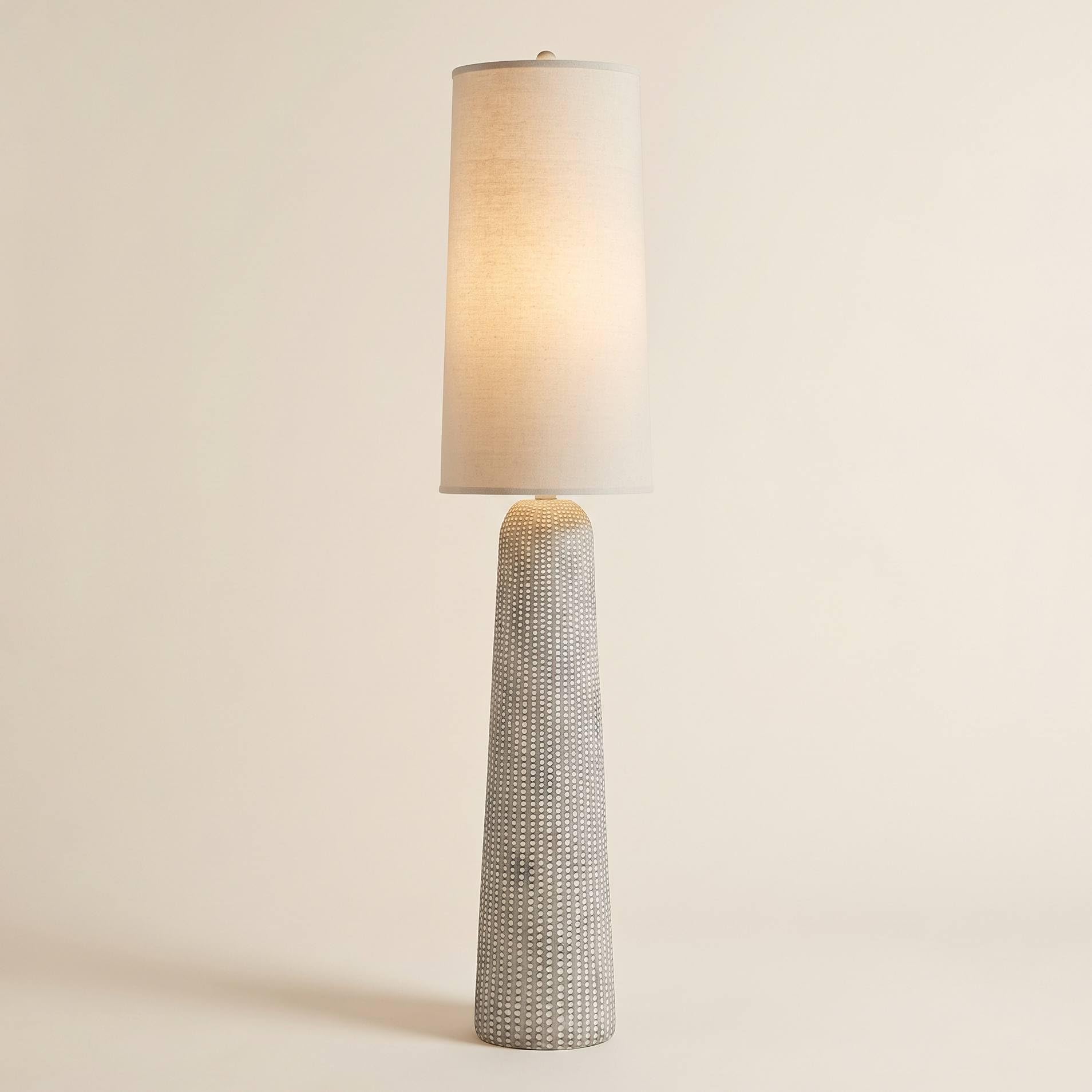 Leisa 65 1/2' Tall Sand Finish Modern Floor Lamp Living Room