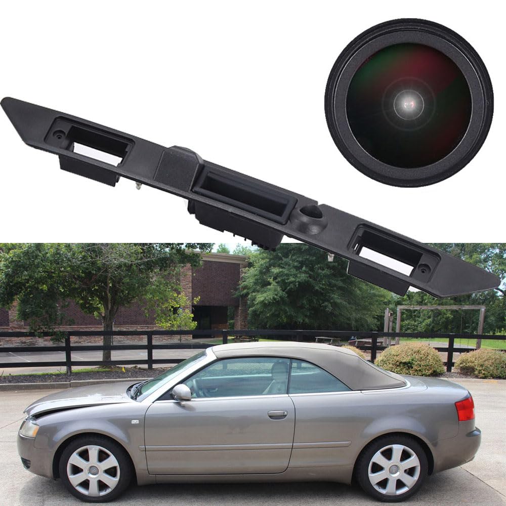 Rückfahrkamera Für Audi A4/S4/RS4 U.a. | 1280P HD, 170° Blickwinkel, Wasserdicht IP67, Als Griffleisten-Ersatz (mit/ohne Schlüsselloch)