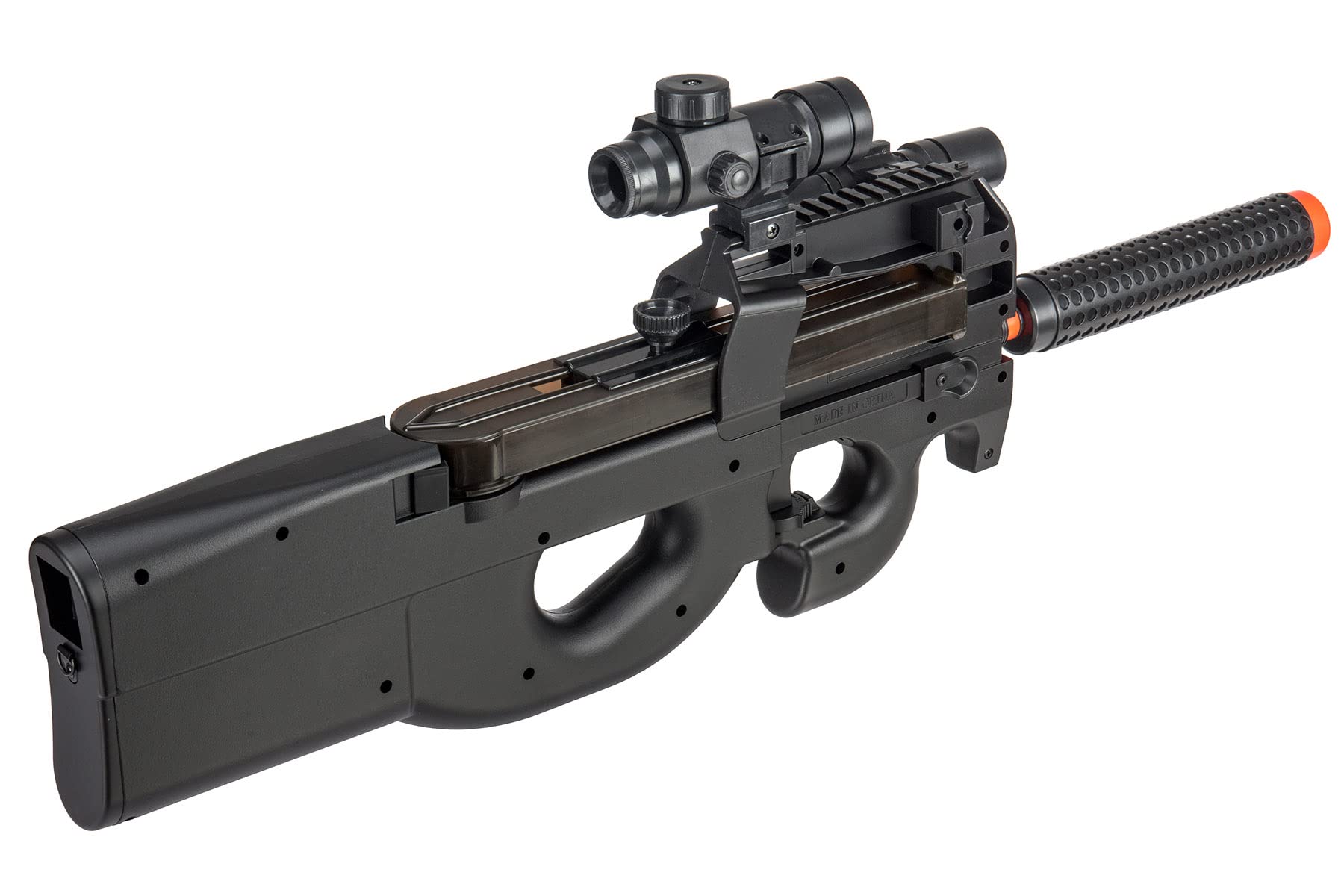 275 FPS Fully Automatic Electric Airsoft AEG Rifle SMG Airsoft Submachine Gun with Battery, Red