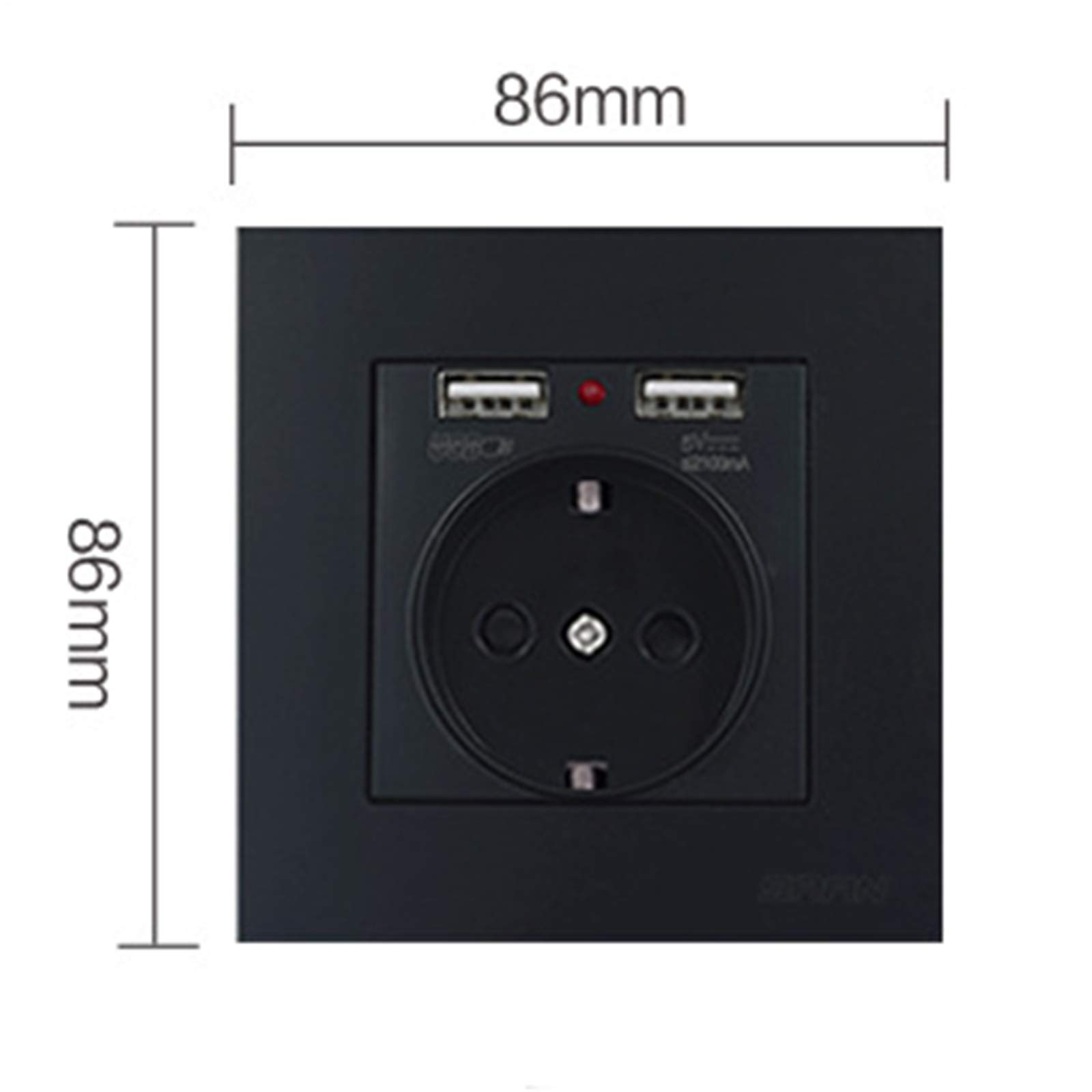 Adattatore per Presa di Corrente Caricabatterie Dual USB Moto MT09 2017