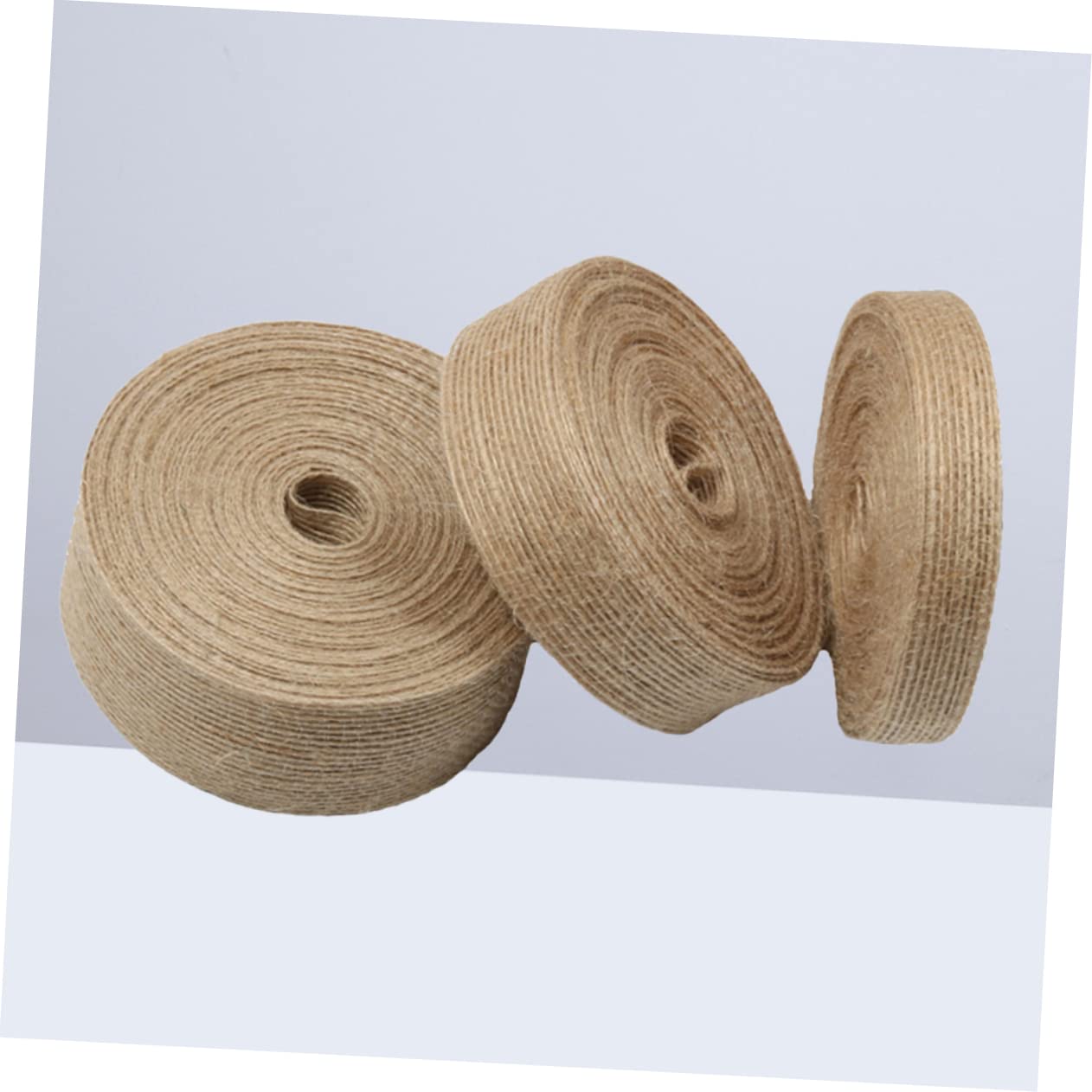 STOBOK 9rollen Burlapband Natur Jute Gewebe Für Handwerk Hochzeitsdekoration Geschenkverpackungen Und Floristik Robust Und Vielseitig Einsetzbar