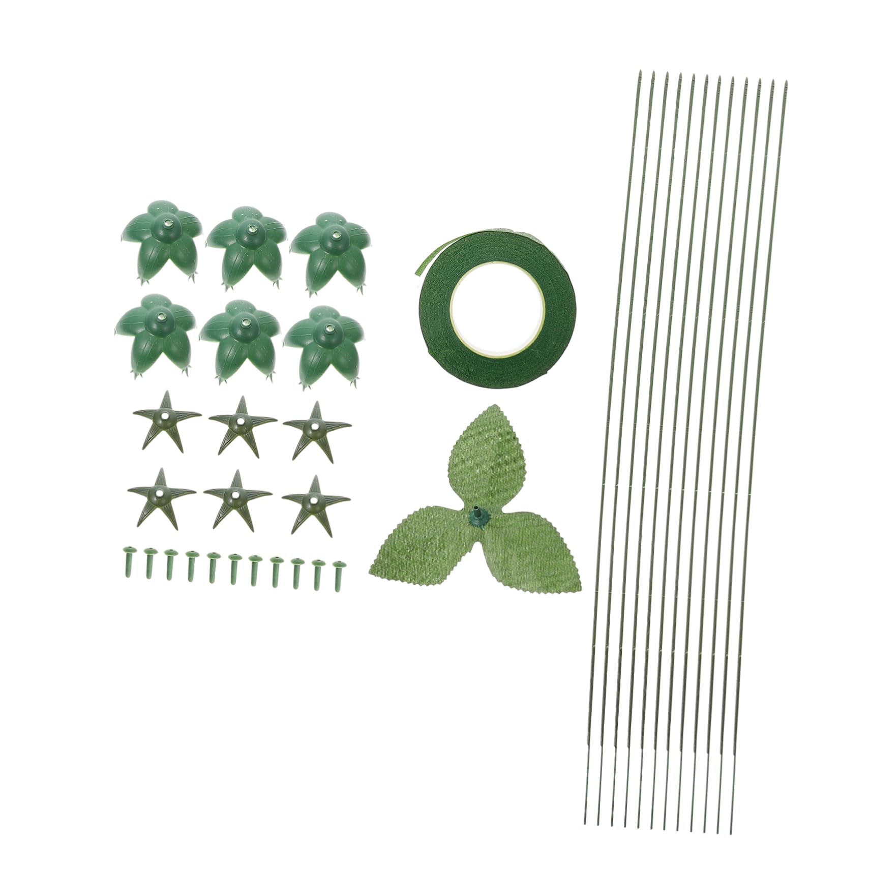 Operitacx Floral Wire Stems 1 Set Green Floral Wires Flower Arrangements Kits for Craft Flowers