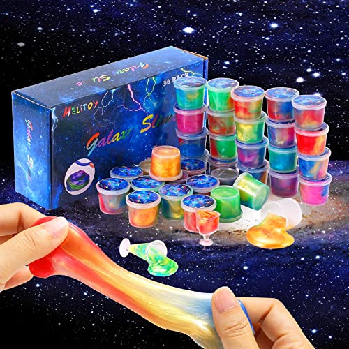 Imelitoy PACK SLIME Galaxy Slime Kit For Girls Boys, 36 Pack Mini Slime Party Favors For Kids, Pretty Stretchy & Non-Sticky Slime Pack, Valentine Party Favors For Kids Goodie Bag Stuffers thumb #5