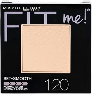 Maybelline New York Fit Me Natural Perssed Powder For Normal Skin, 120 Classic Ivory, 9G