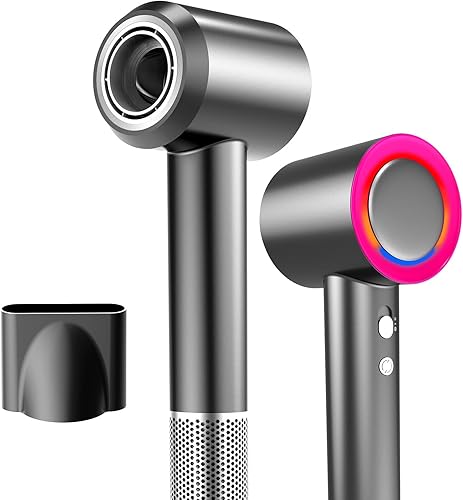 Miniatura 10 de Secador de pelo, secador de pelo de secado rápido de 1800 W con motor sin escobillas de alta velocidad de 160,000 rpm, secador de pelo de bajo ruido