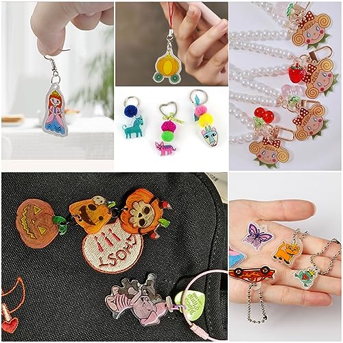 WECUTE Fogli Termoretraibili, 225 Pcs Kit di Carta...