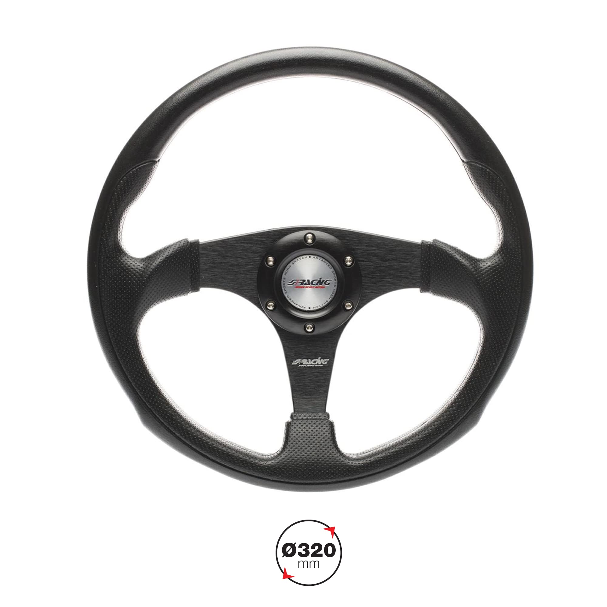 Simoni Racing BPU320N Volante sportivo nero