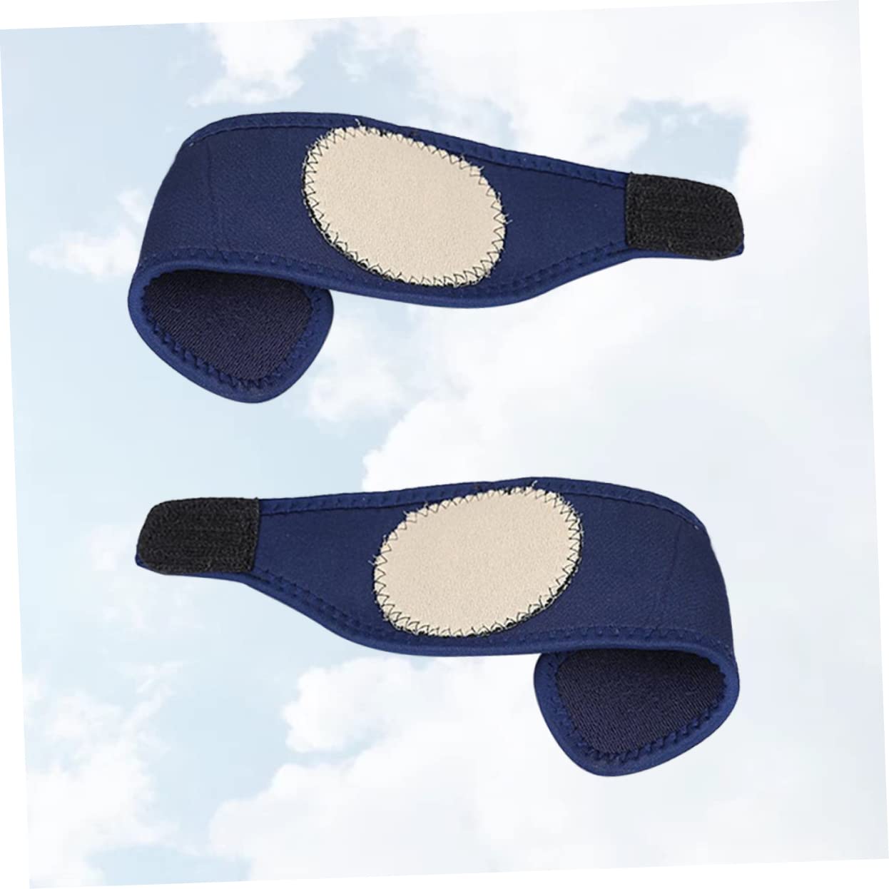 BCOATH Foot Arch Support Strap Insoles Men Women Pad Plantar Foot Brace Orthotic Insoles for Heel Blue