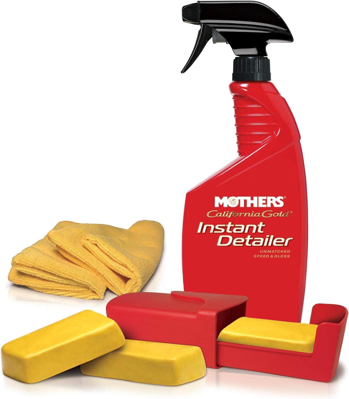 Meguiar's Smooth Surface Clay Kit Includes 2 x 50g Premium Clay Bars, Quik Detailer 473ml and