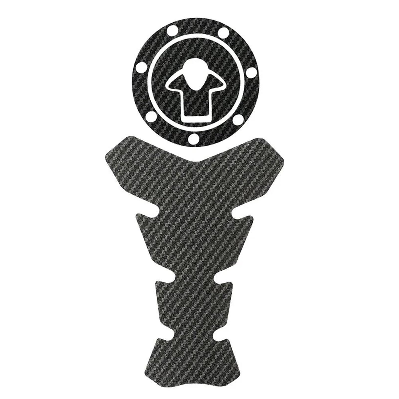 Carbon Fiber Fuel Tank Pad Oil Gas Cap Protector Sticker for Kawasaki for Z750 for Z1000 for ZXR750 for ER6N for ZZR600 Bike Tank Film(Color7)