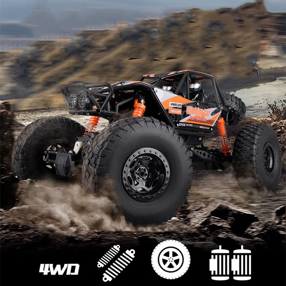 RC Buggy 18,9 Pollici Grande Veicolo RC Fuoristrada, Auto Telecomandata Drift ad Alta Velocità 4WD, Camion RC Arrampicata Ammortizzante 2,4G, Auto Da Corsa Giocattolo Elettrica, Regalo Per Bamb