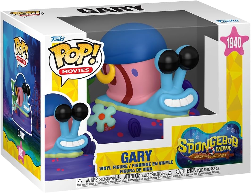 Pop! Movies: The Spongebob Movie - Gary - Collectable Vinyl Figure - Gift Idea - Official Merchandise - Toys for Kids & Adults - Cartoon Fans - Model Figure for Collectors and Display