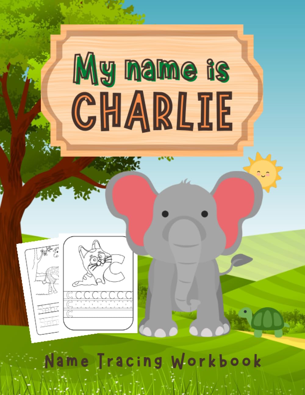 MY NAME IS CHARLIE | NAME TRACING WORKBOOK | TRACE MY NAME AND COLORING WORKBOOK