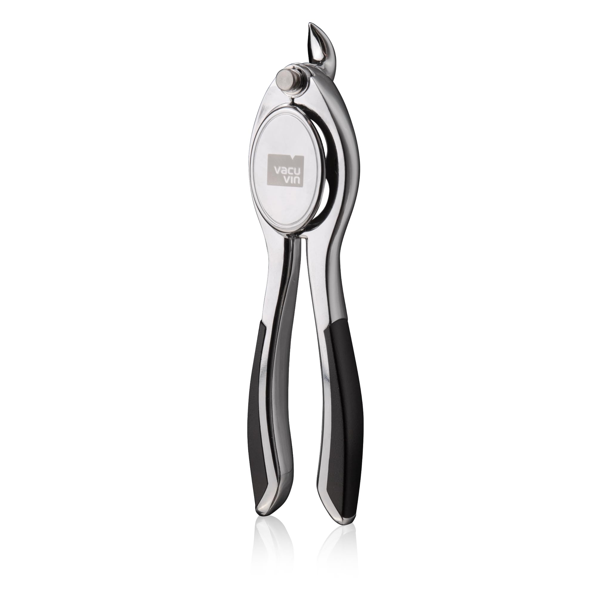 Vacu Vin 68625606 Pince Ouvre-​Bouteille à Champagne de Luxe Acier 4 x 4 x 15,​5 cm