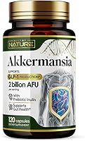 Vista 1 de Built by Nature Akkermansia Muciniphila Probiotic Supplement – 2 Billion AFU - Supports GLP-1, Immune & Digestive Gut Health - 120 Delayed Release