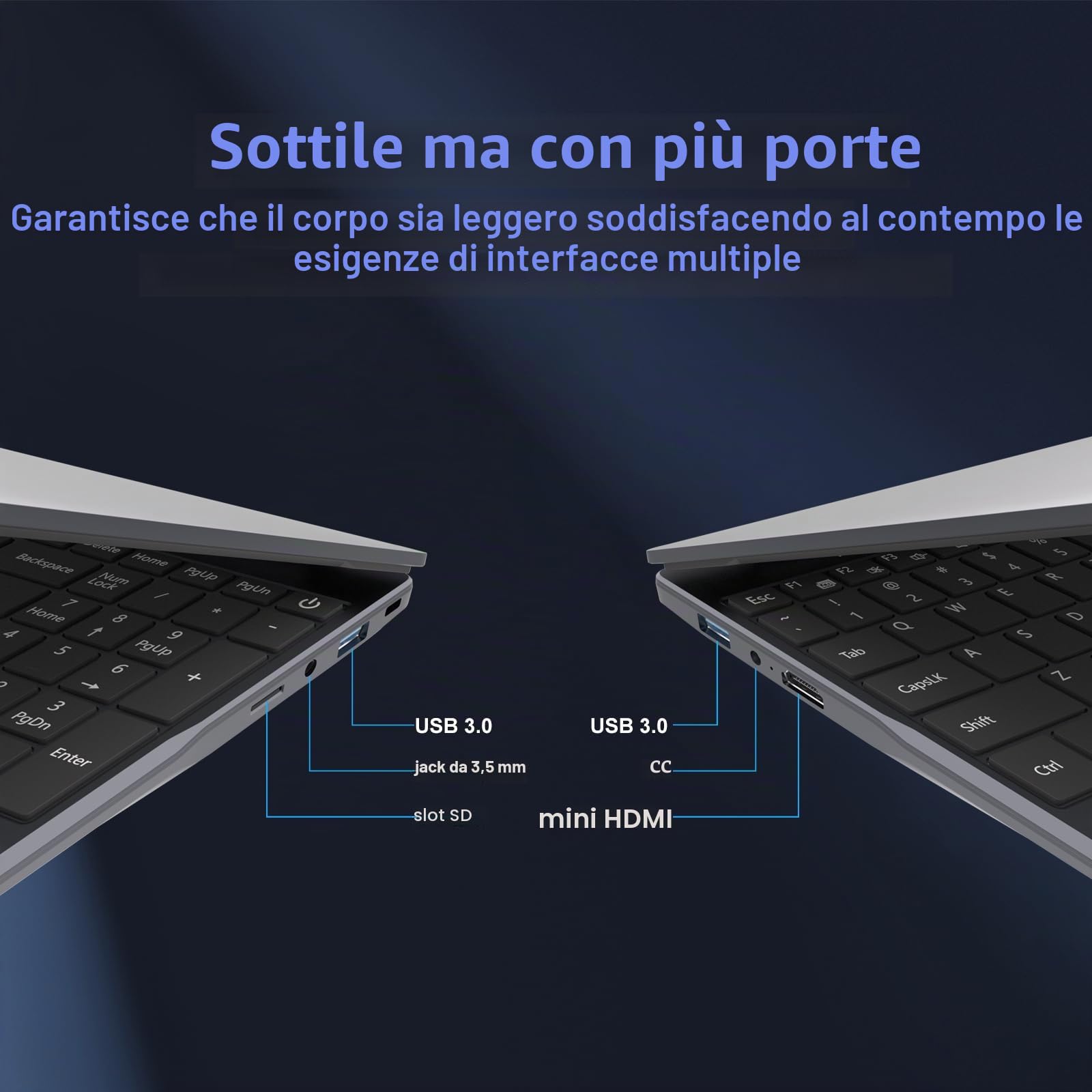DREAMFYRE - Computer portatile Ryzen 5 Processore (fino a 3,70 GHz), 16 GB RAM, 512 GB SSD, schermo FHD 1920 x 1080, Wi-Fi 5 Dual Band, PC portatile versatile per ufficio, studenti e telelavoro.