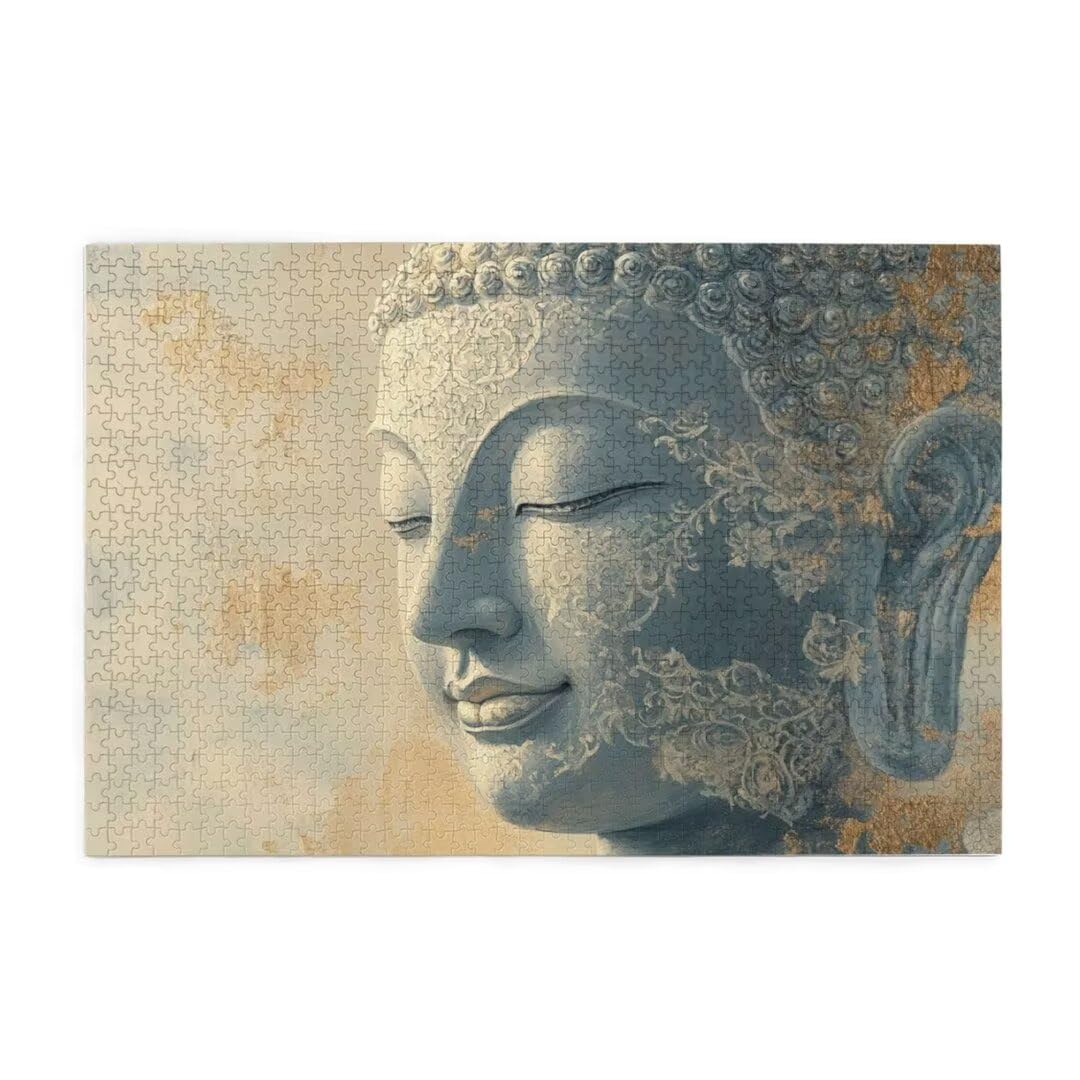 Puzzle dla dorosłych 3000 sztuk, wzór rzeźby Zen, duże wyzwanie dla początkujących, rękodzieło dla dorosłych, z opakowaniem na prezent, dekoracja ścienna, prezenty dla kobiet, 122 x 81 cm, model 1201