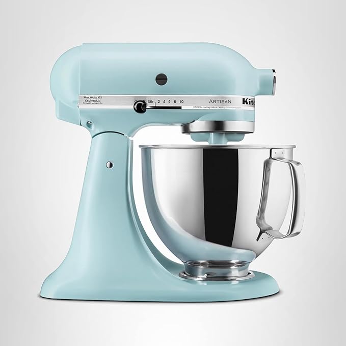 Almond Cream KitchenAid Artisan Series 5 Quart Tilt Head Stand Mixer with Pouring Shield KSM150PS,