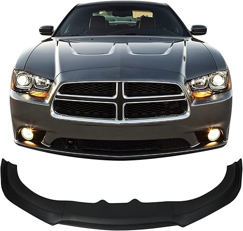 KKoneAuto Borde de parachoques delantero compatible con el cargador 2015-2018 solo moldura de base y cargador 2019-2023 SXT Trim solo 3 piezas