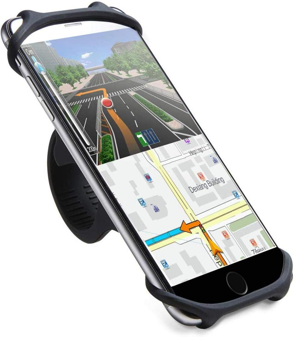 Bicycle Mount Handlebar Silicone Holder Bike Non-Slip Strap Compatible with Motorola Moto e6 - Motorola Moto G Fast - Motorola Moto G Power (2020) - Motorola Moto G Stylus