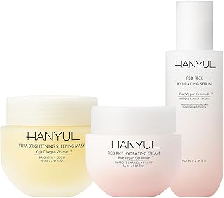 Hanyul Máscara para dormir Yuja + suero de ar...