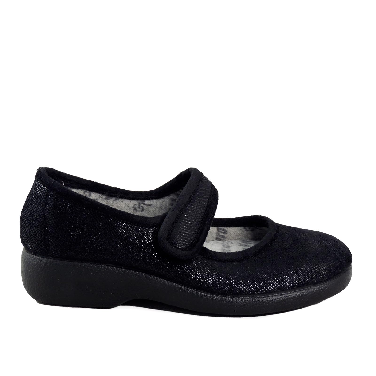 GARZON 3065.481 zapatilla cerrada mercedita velcro Negro Mujer