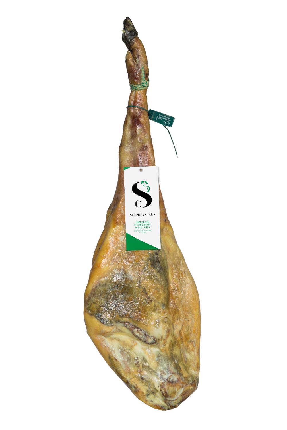 Jamón de Cebo de Campo Ibérico 50% Raza Ibérica. Peso Aprox. 7,5 Kg. Entrega 24/48 H. Elaboración en Guijuelo.
