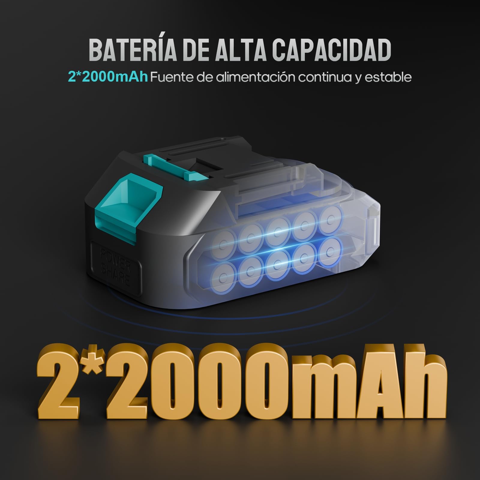 Geevorks Tijeras de Podar Eléctricas,Tijeras de Podar Bateria Profesional,Inalámbricas, Tijeras de Jardín Eléctricas,2 * 2000mAh Batería,Diámetro Máximo de Corte de 30 mm,para Jardines, Ramas,Huertos