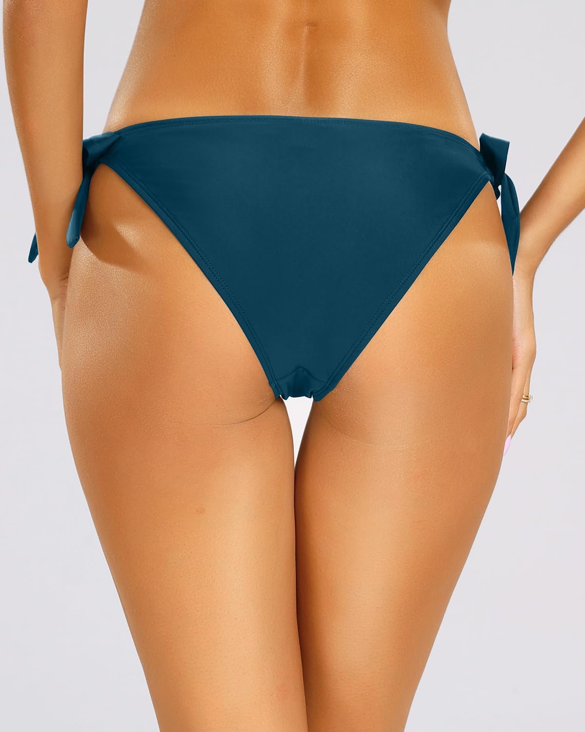 Holipick Low Rise Bikini Bottoms - String Bathing Suit Bottoms for Women Side Tie Swim Bottoms Swimsuit - Image 2