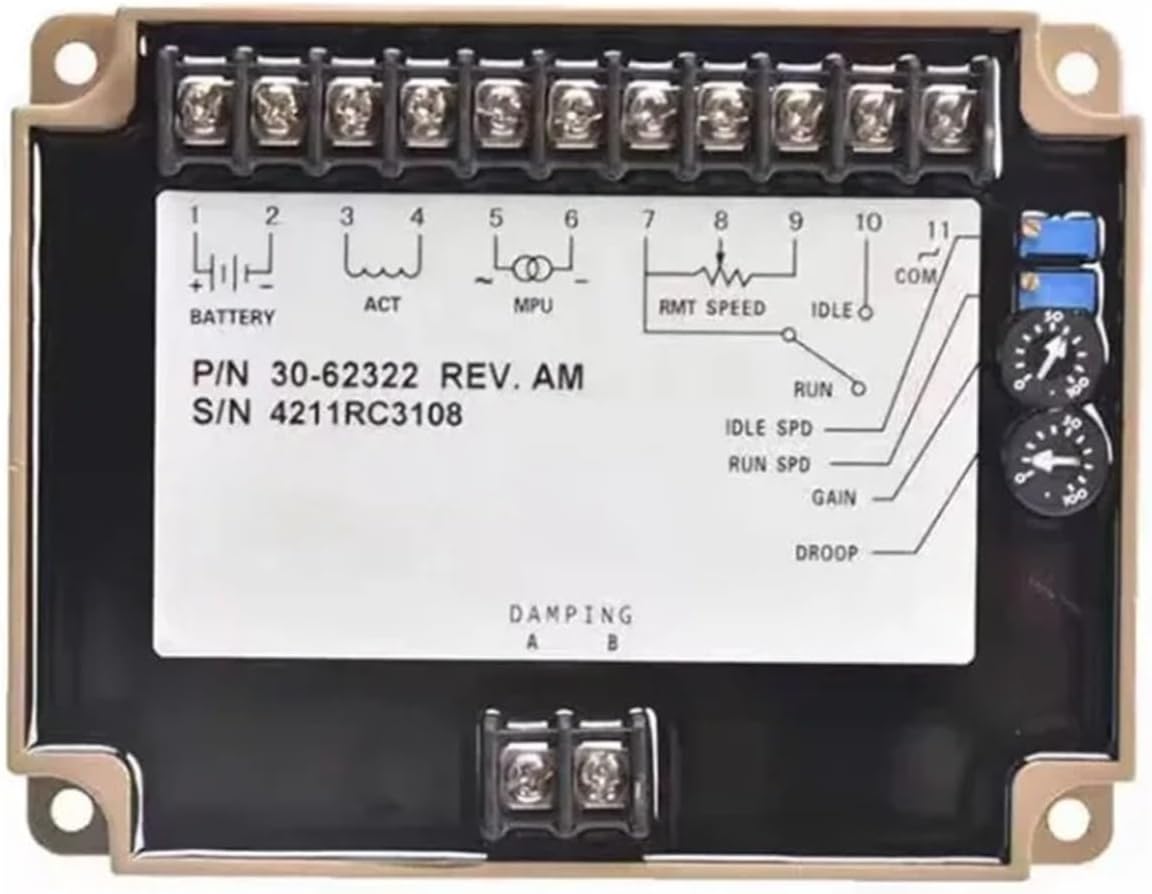 Generator Speed Controller Speed Controller 3062322 Governor Replacement Generator Automatic 12V 24V Engine Electronic Motor Alternator Genset Parts