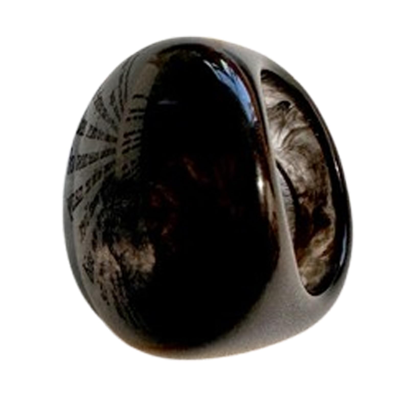 PINK TOWN Resin Chunky Ring, Multicolor Acrylic Stackable Rings Set Vintage Plastic Knuckle Rings Aesthetic Y2k Statement Rings Thick Dome Finger