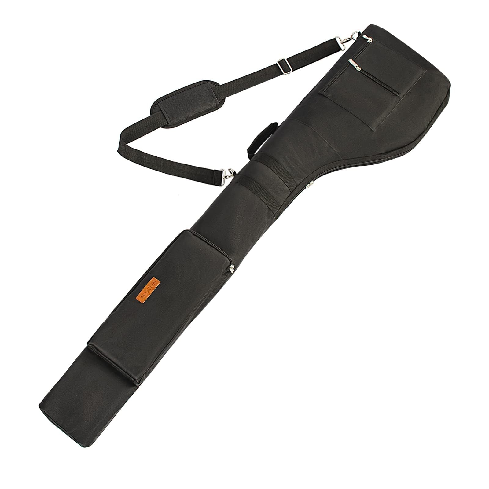 Golf Carry Bag 8-10Pack Golf Club Travel Bag Case with Strap and 3 Pocket Soft Foldable Sunday Bag Pouch Golf Training Practice Portable Pencil Zipper Pouch Lightweight