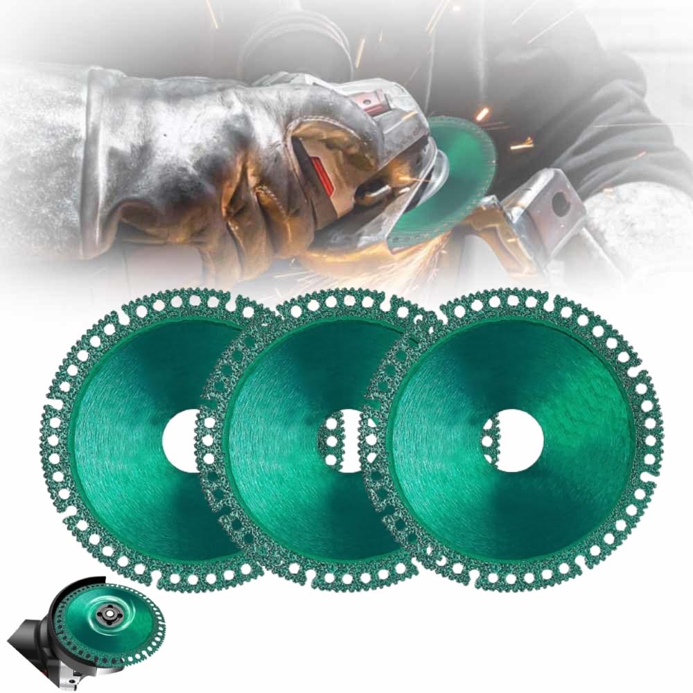 Indestructible Disc 2.0 - Cut Everything in Seconds, 2025 New Indestructible Disc for Angle Grinder 7/8 inch, 4 inch Circular Saw Blades for Ceramic Tile Glass Metal Wood Cutting (3 PCS)