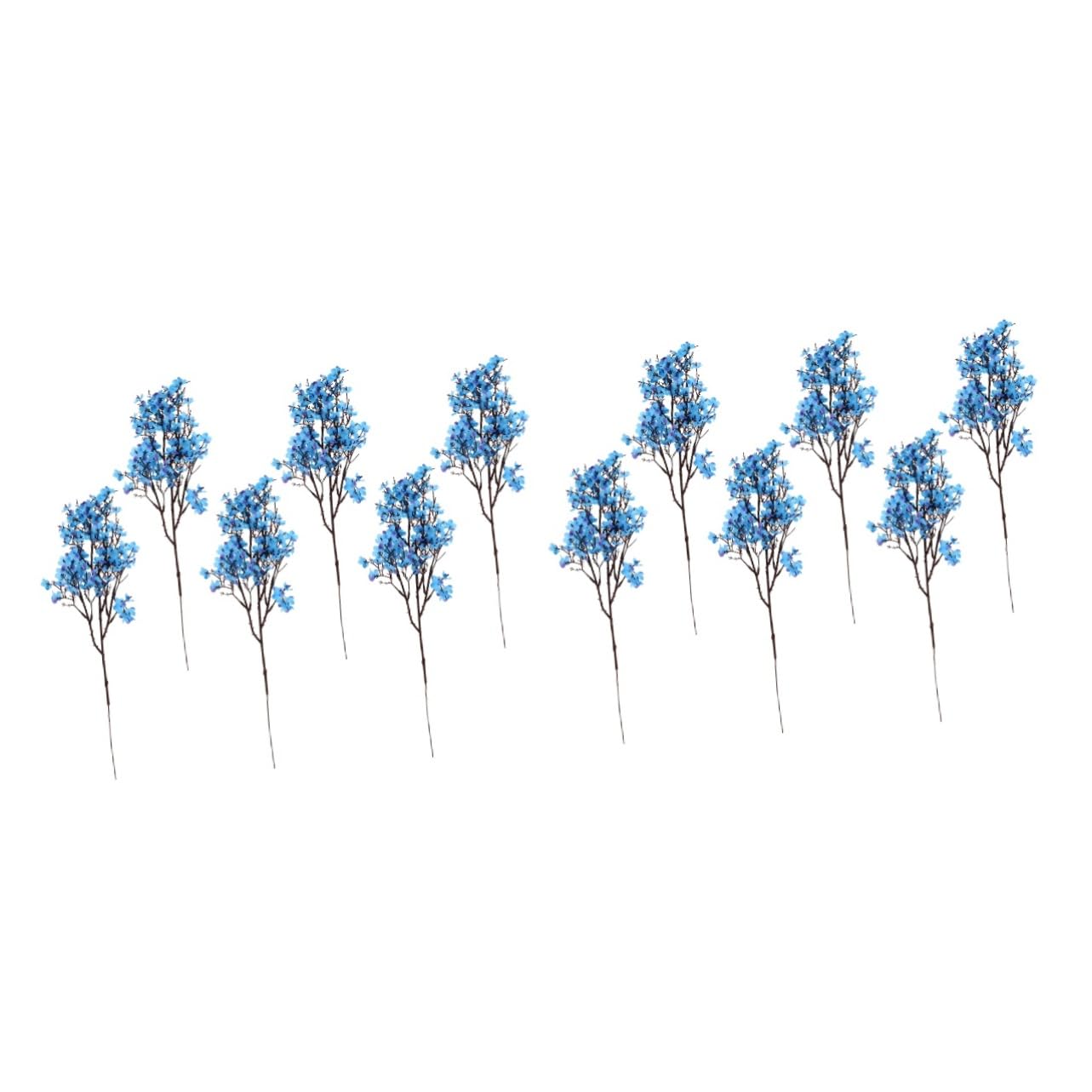Ciieeo 12 Jarrones De Flores Artificiales De Gypsophila Simulada para Centros De Mesa Ramos De Boda Decoraciones Arreglos De Boda Accesorios De Navidad Tela De Seda para