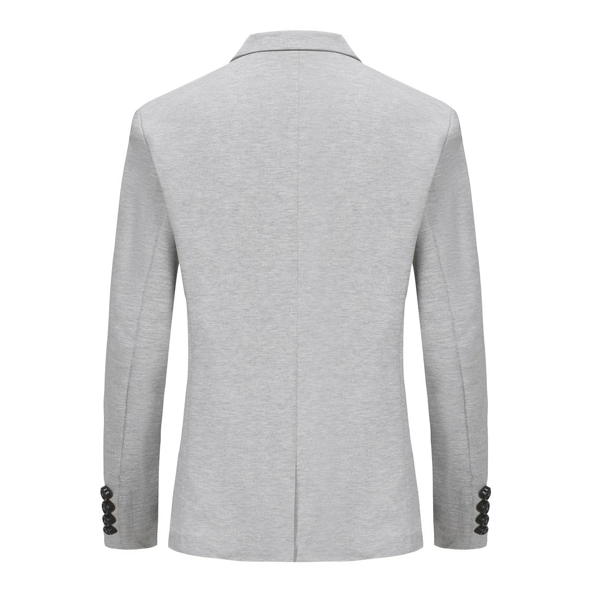 YFFUSHI Blazer da Uomo Slim Fit in Cotone Giacca Uomo Casual 1 Bottone Elegante per Matrimonio Ufficio Cerimonia