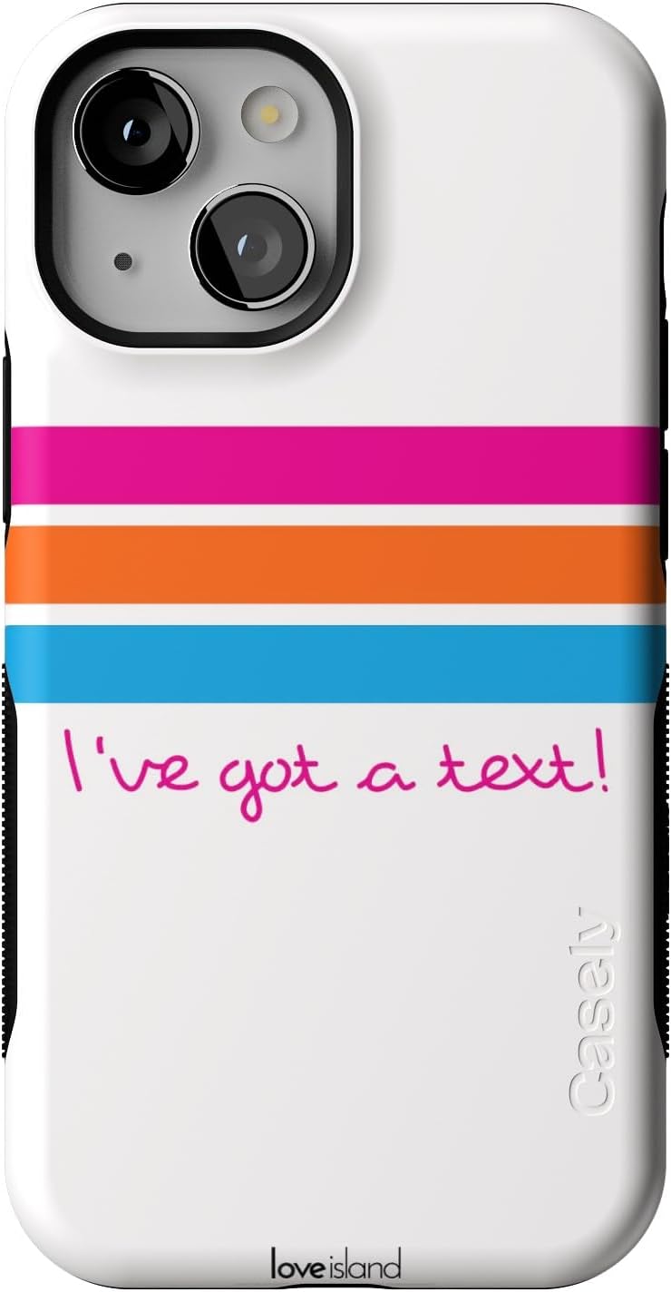 Casely iPhone 13 Case | Love Island | I've Got a Text! | Compatible with MagSafe | Bold Protective Design