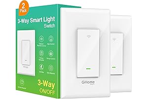 GHome 2 Way Smart Light Switch for Smart Home