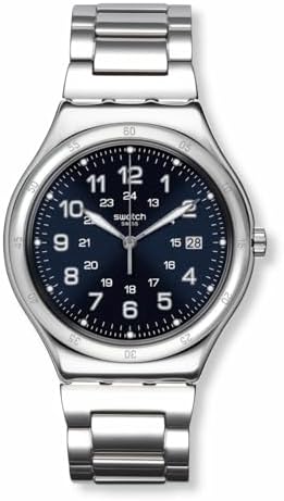 Swatch Blue Boat Unisex Watch (Model: YWS420GC), Blue, Quartz Watch