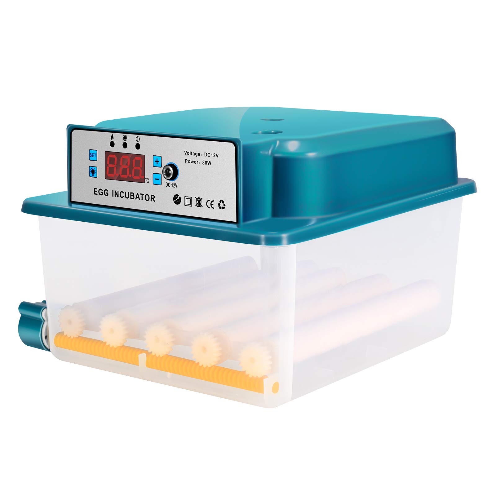 SEAAN Egg Incubators for Hatching 9-16 Eggs with Automatic Turner Digital Double Electric Mini for Chick Duck Goose Pigeon Quail Bird Eggs