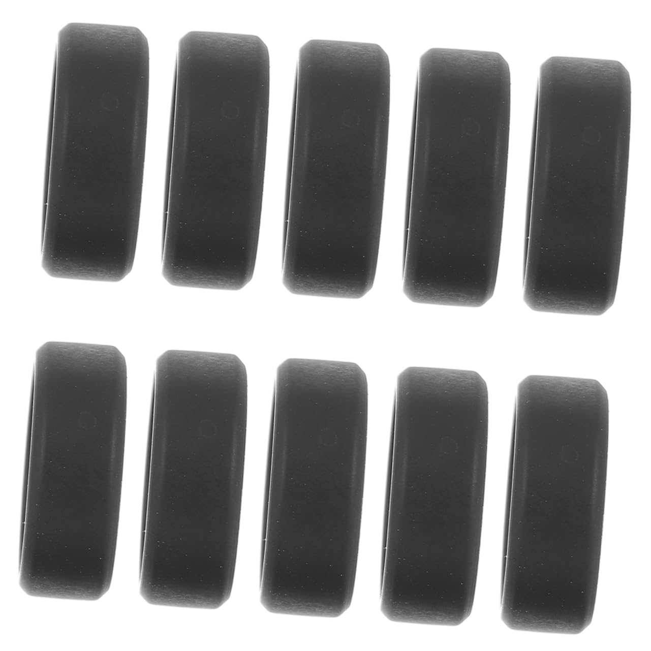 Mipcase Unisex Silicone Rings 10pcs Ring Pro Anti-scratch Wear-resistant for Men Women Fitness Sports