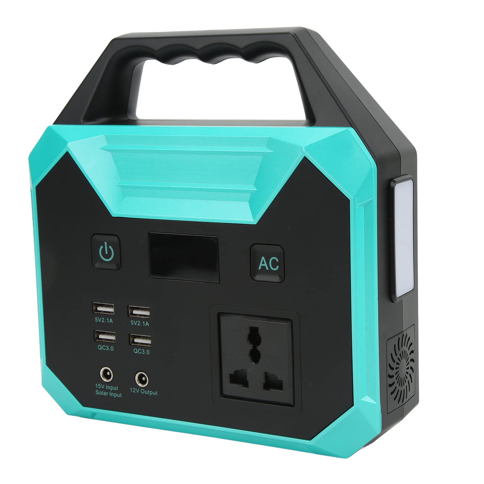 Estación de Energía Portátil, Generador Portátil para Exteriores, Batería de Polímero de Litio de Emergencia, Generador Solar de 40800 MAh, Onda Sinusoidal de 100 W